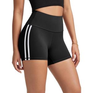 image:imageODODOS Tummy Control Compression Shorts for Women 4  6  8  10 High Waist Workout Biker Shorts with Inner PocketPiping Black