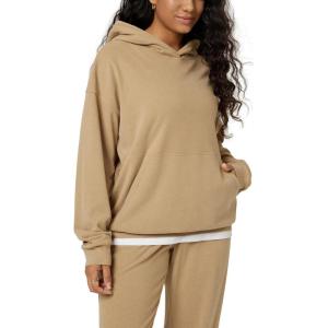 image:imageODODOS Womens Brushed Fleece Oversized Hoodie  Cozy Warm Long Sleeve Pullover Sweatshirt with Kangaroo PocketSand Heather