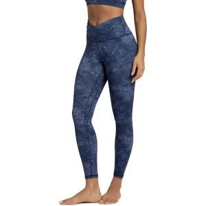 image:imageODODOS Womens Cross Waist Yoga Leggings with Inner Pocket 232528 Gathered Crossover Workout Yoga PantsNavy Stone