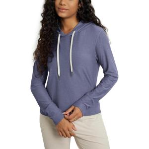 image:imageODODOS Womens Essential Hoodie  Ultra Soft odSTRATUM Tech Pullover UPF 50 Moisture Wicking Long Sleeve TopCosmic Heather
