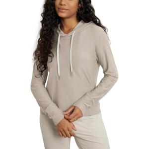 image:imageODODOS Womens Essential Hoodie  Ultra Soft odSTRATUM Tech Pullover UPF 50 Moisture Wicking Long Sleeve TopMocha Heather