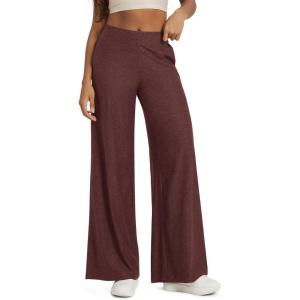 image:imageODODOS Womens Extra Wide Leg Pants  Ultra Soft odSTRATUM Tech Casual Relaxed Lounge Pants with Pockets  29 InseamJava Heather