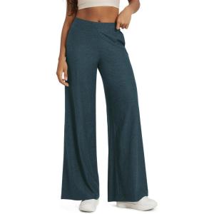 image:imageODODOS Womens Extra Wide Leg Pants  Ultra Soft odSTRATUM Tech Casual Relaxed Lounge Pants with Pockets  29 InseamNavy Heather