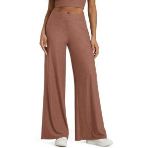 image:imageODODOS Womens Extra Wide Leg Pants  Ultra Soft odSTRATUM Tech Casual Relaxed Lounge Pants with Pockets  29 InseamTamarind Heather