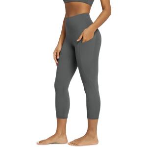 image:imageODODOS Womens High Waisted Yoga Leggings with Pockets Tummy Control Non See Through Workout Athletic Running Yoga PantsCharcoal