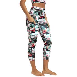 image:imageODODOS Womens High Waisted Yoga Leggings with Pockets Tummy Control Non See Through Workout Athletic Running Yoga PantsFine Art Wine