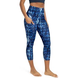 image:imageODODOS Womens High Waisted Yoga Leggings with Pockets Tummy Control Non See Through Workout Athletic Running Yoga PantsIndigo