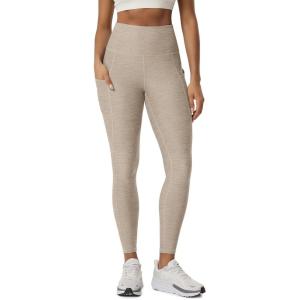 image:imageODODOS Womens High Waisted Yoga Leggings with Pockets Tummy Control Non See Through Workout Athletic Running Yoga PantsMocha Heather