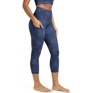 image:imageODODOS Womens High Waisted Yoga Leggings with Pockets Tummy Control Non See Through Workout Athletic Running Yoga PantsNavy Stone