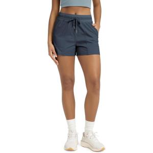 image:imageODODOS Womens Lightweight Ripstop Athletic Shorts 35  High Waisted QuickDry Workout Running Shorts with PocketsDeep Navy