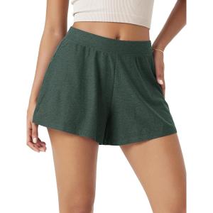 image:imageODODOS Womens Lounge Shorts  Ultra Soft odSTRATUM Tech Comfy Sleep Bottoms Breathable Relaxed Casual ShortsAspen Heather