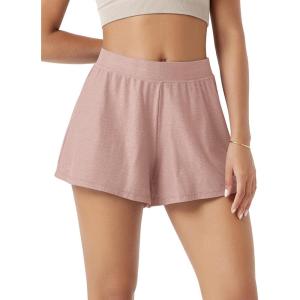 image:imageODODOS Womens Lounge Shorts  Ultra Soft odSTRATUM Tech Comfy Sleep Bottoms Breathable Relaxed Casual ShortsRose Pink Heather