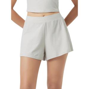 image:imageODODOS Womens Lounge Shorts  Ultra Soft odSTRATUM Tech Comfy Sleep Bottoms Breathable Relaxed Casual ShortsSalt Heather
