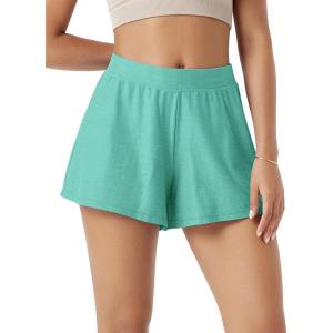 image:imageODODOS Womens Lounge Shorts  Ultra Soft odSTRATUM Tech Comfy Sleep Bottoms Breathable Relaxed Casual ShortsSea Heather
