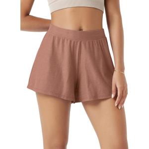 image:imageODODOS Womens Lounge Shorts  Ultra Soft odSTRATUM Tech Comfy Sleep Bottoms Breathable Relaxed Casual ShortsTamarind Heather