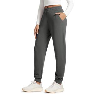 image:imageODODOS Womens Modal Soft Jogger Pants with Pockets Adjustable Shockcord High Waist Sweatpants Casual Lounge PantsCharcoal