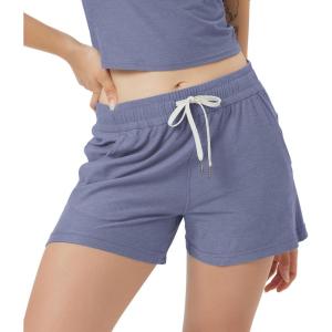 image:imageODODOS Womens RelaxedFit Shorts Ultra Soft odSTRATUM Tech Mid Rise Shorts with Pocket 35 InseamMoisture Wicking UPF 50Cosmic Heather