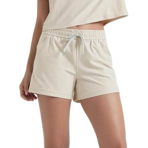 image:imageODODOS Womens RelaxedFit Shorts Ultra Soft odSTRATUM Tech Mid Rise Shorts with Pocket 35 InseamMoisture Wicking UPF 50Milkweed Heather