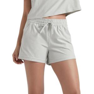 image:imageODODOS Womens RelaxedFit Shorts Ultra Soft odSTRATUM Tech Mid Rise Shorts with Pocket 35 InseamMoisture Wicking UPF 50Salt Heather