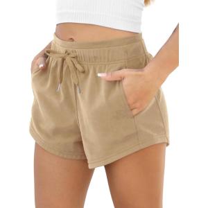 image:imageODODOS Womens Sweat Shorts with Pockets Cotton French Terry Drawstring Summer Workout Casual Lounge ShortsIncense
