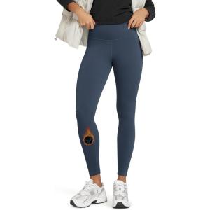 image:imageODODOS Womens Thermal Bonded Fleece Lined Leggings  Thick Warm Winter High Waisted Yoga Pants with Back Pocket  25  28Navy
