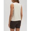 image:imageODODOS Womens Performance Tank Ultra Soft odSTRATUM Tech Sleeveless Tee Shirts High Crew Neck Pullover TopMilkweed Heather