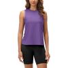 image:imageODODOS Womens Performance Tank Ultra Soft odSTRATUM Tech Sleeveless Tee Shirts High Crew Neck Pullover TopUltra Violet Heather