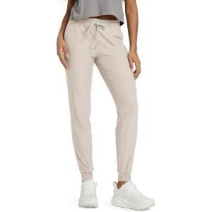 image:imageODODOS Womens Performance Joggers  Ultra Soft odSTRATUM Tech Sweatpants Adjustable Mid Rise Pants with PocketsEcru Heather