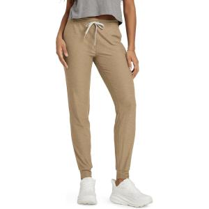image:imageODODOS Womens Performance Joggers  Ultra Soft odSTRATUM Tech Sweatpants Adjustable Mid Rise Pants with PocketsKhaki Heather