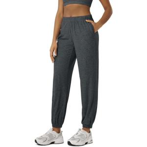 image:imageODODOS Womens Performance Sweatpants  Ultra Soft odSTRATUM Tech Joggers Adjustable Mid Rise Pants with PocketsCharcoal Heather