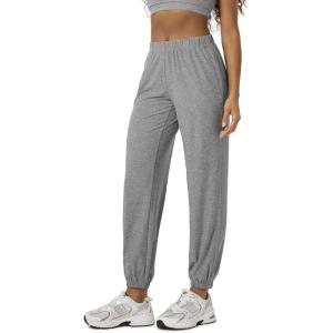 image:imageODODOS Womens Performance Sweatpants  Ultra Soft odSTRATUM Tech Joggers Adjustable Mid Rise Pants with PocketsGrey Heather