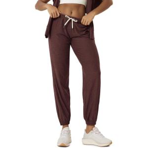 image:imageODODOS Womens Performance Sweatpants  Ultra Soft odSTRATUM Tech Joggers Adjustable Mid Rise Pants with PocketsJava Heather