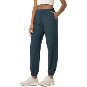 image:imageODODOS Womens Performance Sweatpants  Ultra Soft odSTRATUM Tech Joggers Adjustable Mid Rise Pants with PocketsNavy Heather