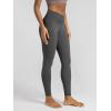image:imageODODOS Cloud Feeling Ruched Yoga Leggings for Women 25  28 High Waist Crossover Yoga PantsCharcoal