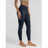 image:imageODODOS Cloud Feeling Ruched Yoga Leggings for Women 25  28 High Waist Crossover Yoga PantsDeep Navy