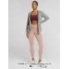 image:imageODODOS Cloud Feeling Ruched Yoga Leggings for Women 25  28 High Waist Crossover Yoga PantsDusty Pink