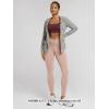 image:imageODODOS Cloud Feeling Ruched Yoga Leggings for Women 25  28 High Waist Crossover Yoga PantsDusty Pink