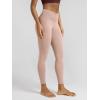 image:imageODODOS Cloud Feeling Ruched Yoga Leggings for Women 25  28 High Waist Crossover Yoga PantsDusty Pink