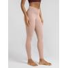 image:imageODODOS Cloud Feeling Ruched Yoga Leggings for Women 25  28 High Waist Crossover Yoga PantsDusty Pink