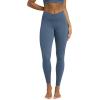 image:imageODODOS Cloud Feeling Ruched Yoga Leggings for Women 25  28 High Waist Crossover Yoga PantsInk Blue