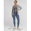 image:imageODODOS Cloud Feeling Ruched Yoga Leggings for Women 25  28 High Waist Crossover Yoga PantsInk Blue