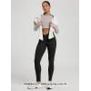 image:imageODODOS Womens Buttery Soft Cross Waist Leggings 25  28 Crossover High Rise Lounge Yoga PantsBlack