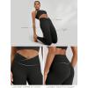 image:imageODODOS Womens Buttery Soft Cross Waist Leggings 25  28 Crossover High Rise Lounge Yoga PantsBlack