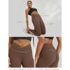 image:imageODODOS Womens Buttery Soft Cross Waist Leggings 25  28 Crossover High Rise Lounge Yoga PantsBrunette