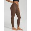 image:imageODODOS Womens Buttery Soft Cross Waist Leggings 25  28 Crossover High Rise Lounge Yoga PantsBrunette
