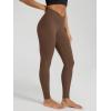 image:imageODODOS Womens Buttery Soft Cross Waist Leggings 25  28 Crossover High Rise Lounge Yoga PantsBrunette