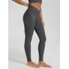 image:imageODODOS Womens Buttery Soft Cross Waist Leggings 25  28 Crossover High Rise Lounge Yoga PantsCharcoal