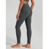 image:imageODODOS Womens Buttery Soft Cross Waist Leggings 25  28 Crossover High Rise Lounge Yoga PantsCharcoal