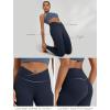 image:imageODODOS Womens Buttery Soft Cross Waist Leggings 25  28 Crossover High Rise Lounge Yoga PantsDeep Navy
