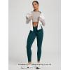 image:imageODODOS Womens Buttery Soft Cross Waist Leggings 25  28 Crossover High Rise Lounge Yoga PantsForest Teal